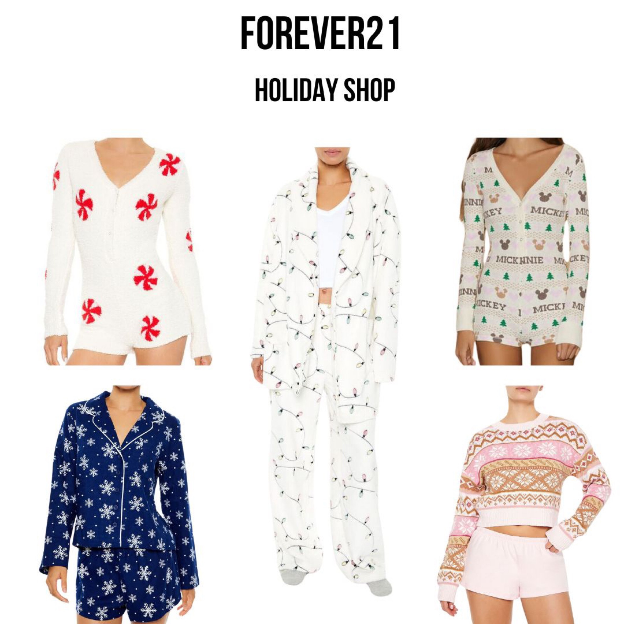 Forever 21 Holiday Wear🎄❄️



holiday gift guide, holiday shopping, gifts for her, holiday pajamas, holiday wear, cozy style, cozy outfits, comfy cozy, comfy wear, sleepwear, loungewear, christmas pjs, christmas pajamas, holiday style, 

#LTKSeasonal #LTKGiftGuide #LTKHoliday