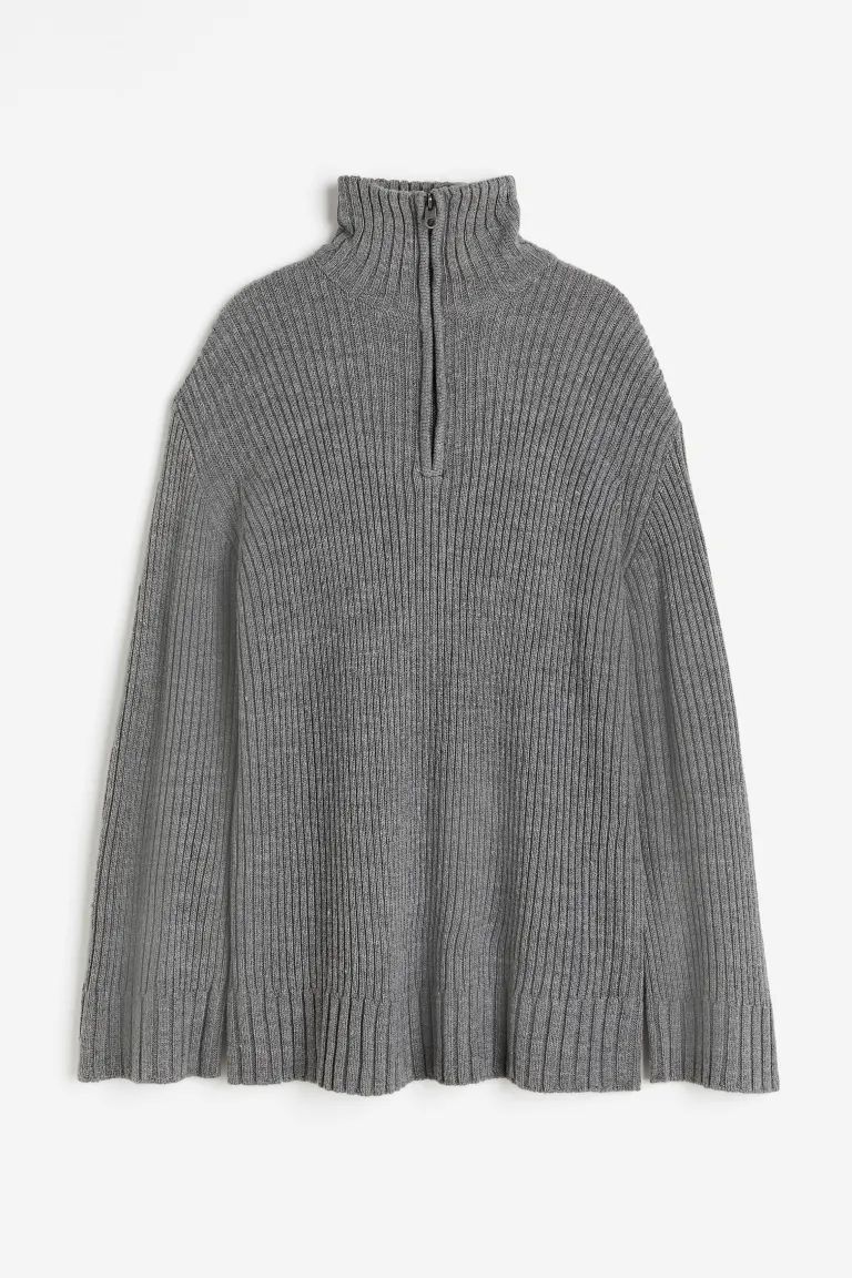 Oversized Half-zip Sweater | H&M (US)