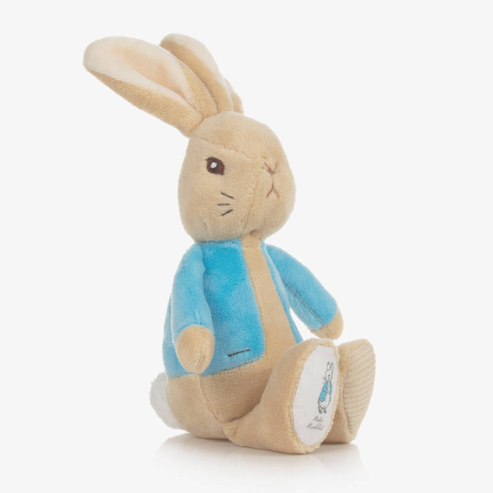 Rainbow Designs Beige Peter Rabbit Soft Toy Rattle (21Cm) | Childrensalon