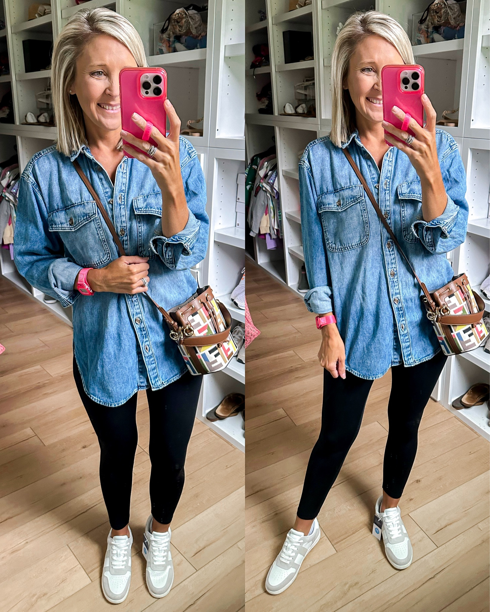 Target Style Denim button up Shirt
Everyday Aerie Leggings
Target Sneakers

#LTKSaleAlert #LTKFindsUnder50 #LTKStyleTip