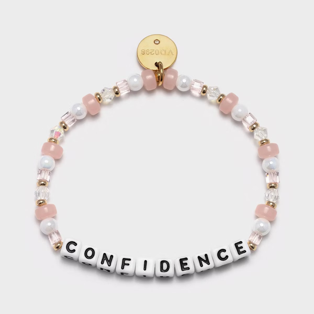 Little Words Project Confidence Beaded Bracelet - White | Target