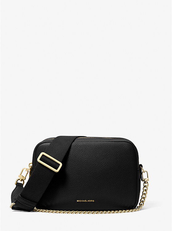 Bryant Medium Pebbled Leather Camera Crossbody Bag | Michael Kors US