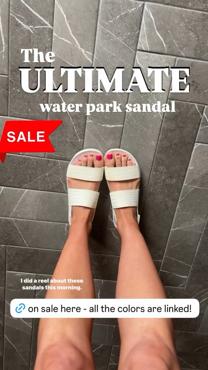 THE water-friendly sandal of the summer! Perfect for pools, water parks, beach days! 

#LTKSaleAlert #LTKSwim