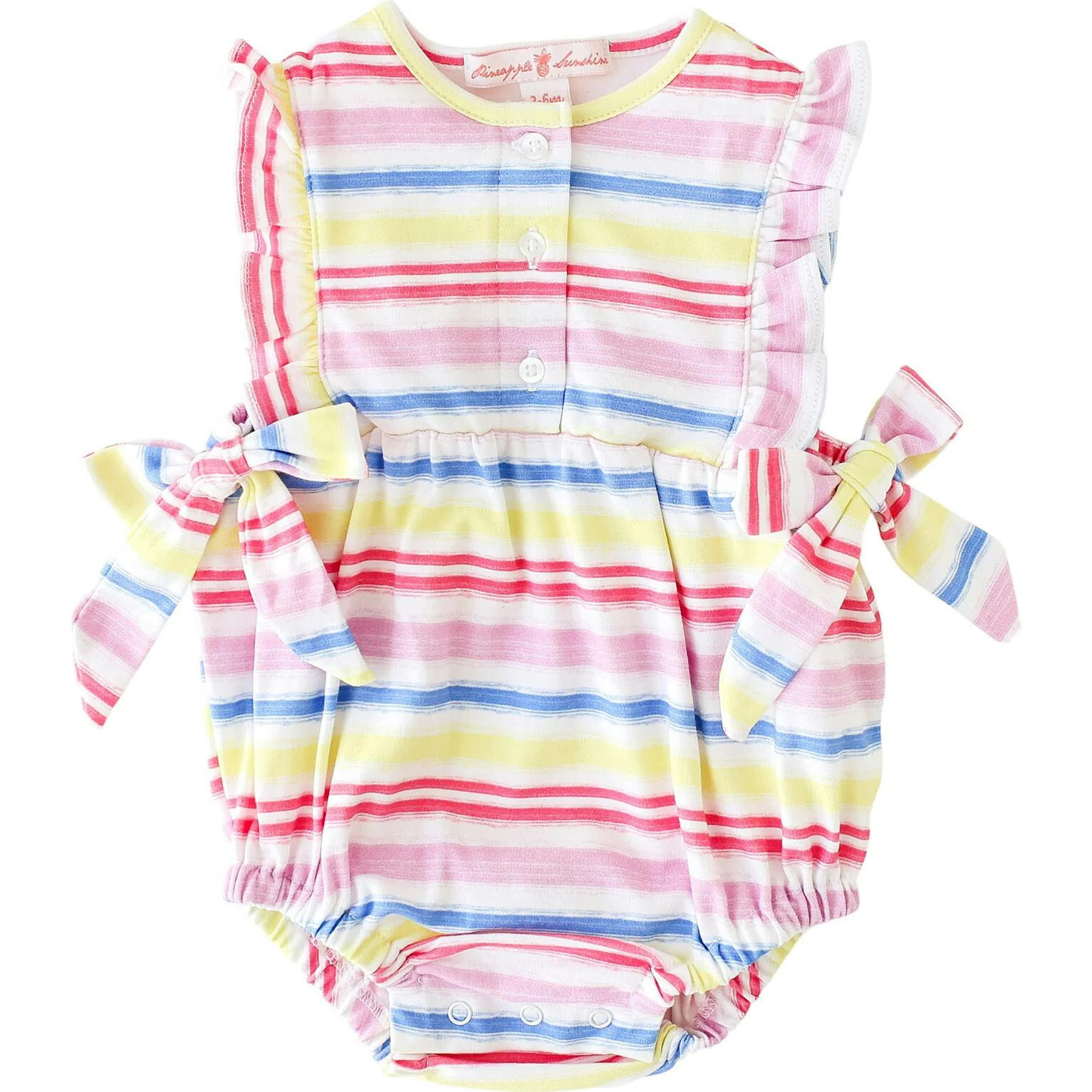 Rainbow Stripe Side Tie Bubble | Maisonette
