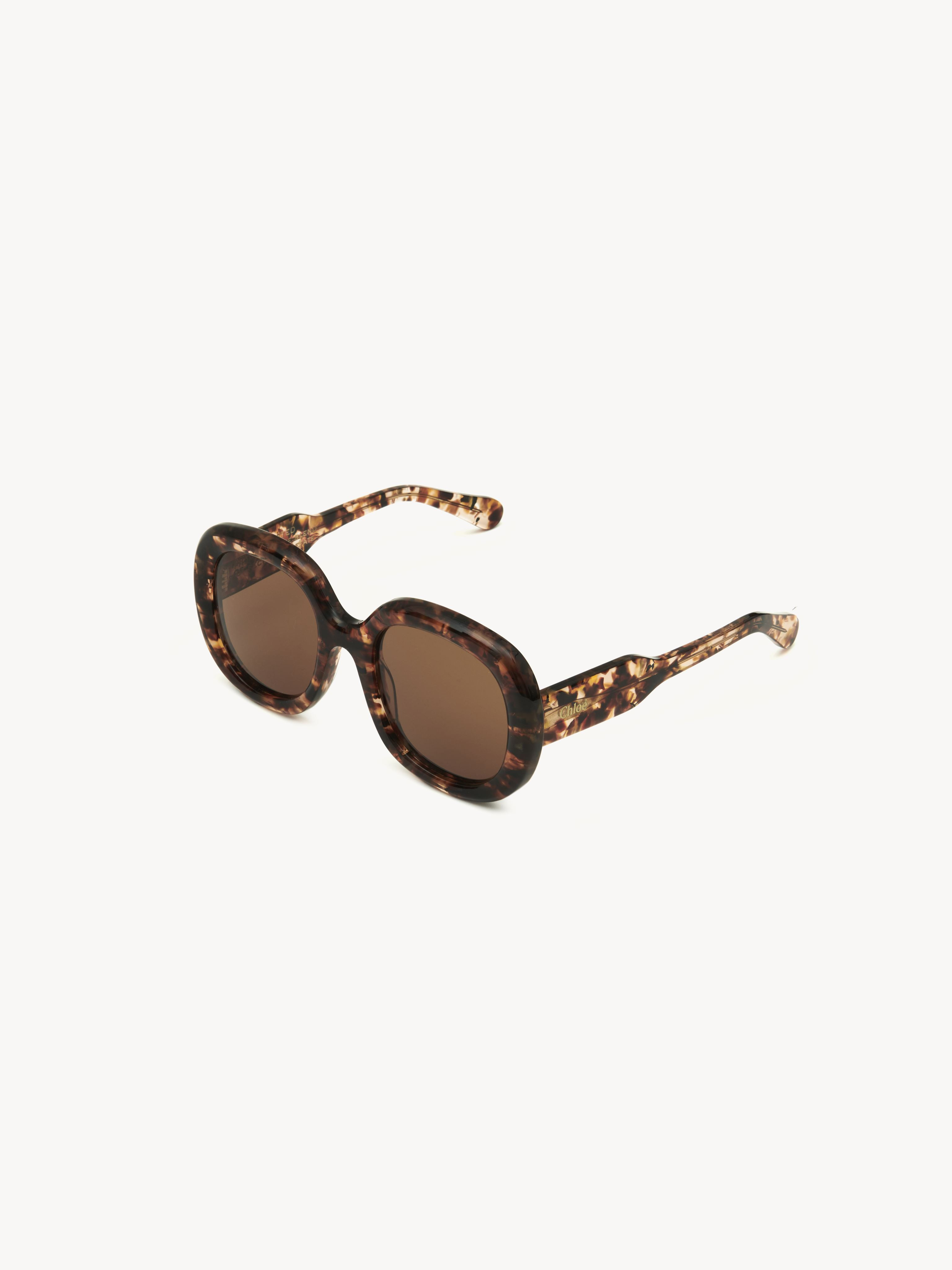 CHLOÉ Gayia sunglasses Brown Size OneSize 100% Acetate | Chloe US