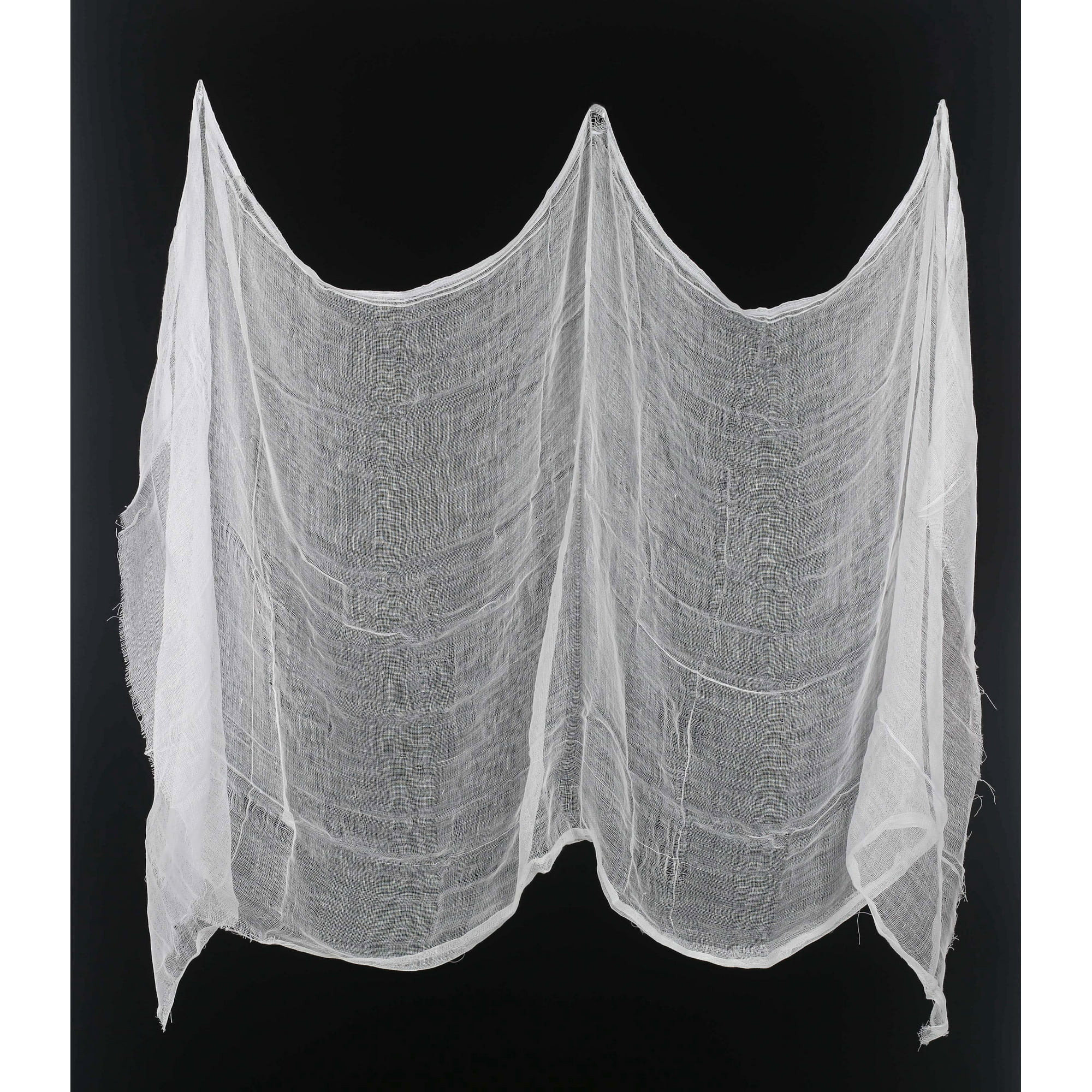 Halloween Creepy White Fabric Partyware, 30 in x 72 in, by Way To Celebrate | Walmart (US)