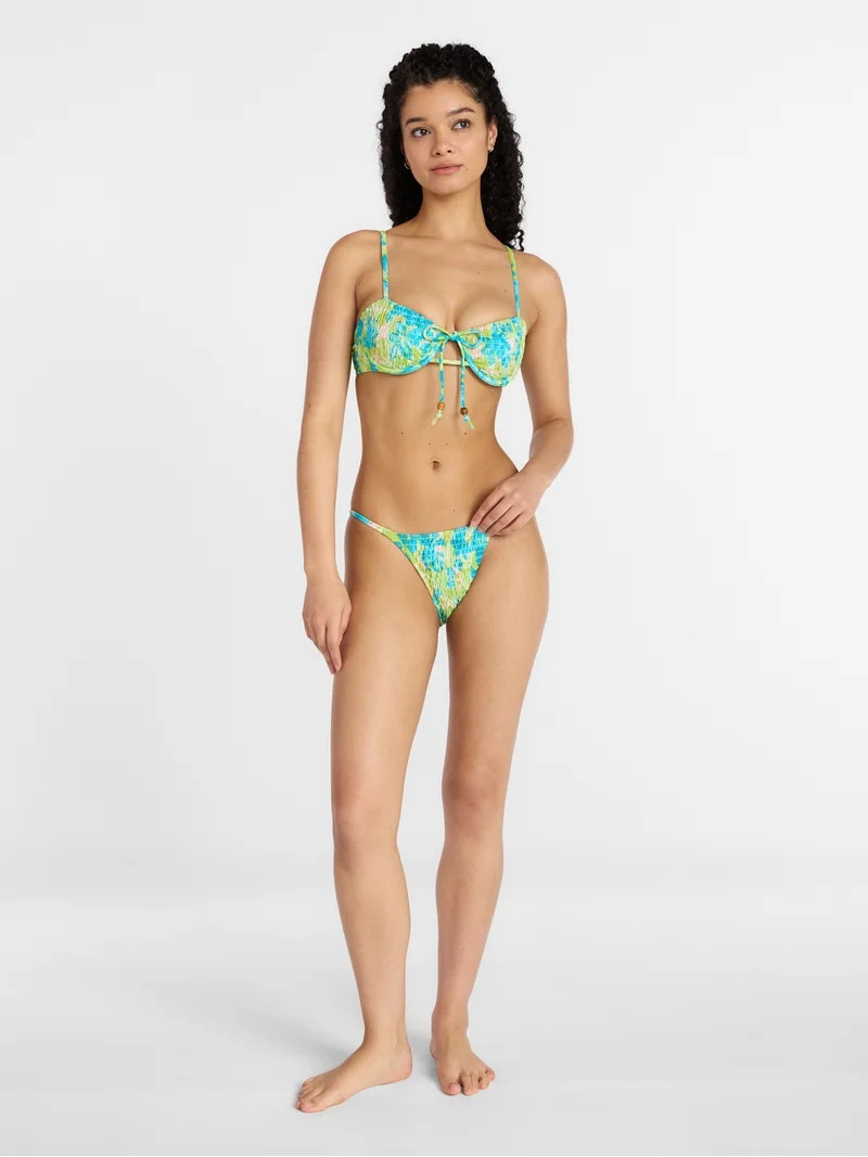 No Boundaries Womens Balconette Underwire Bikini Top, Sizes XXS-XXL | Walmart (US)
