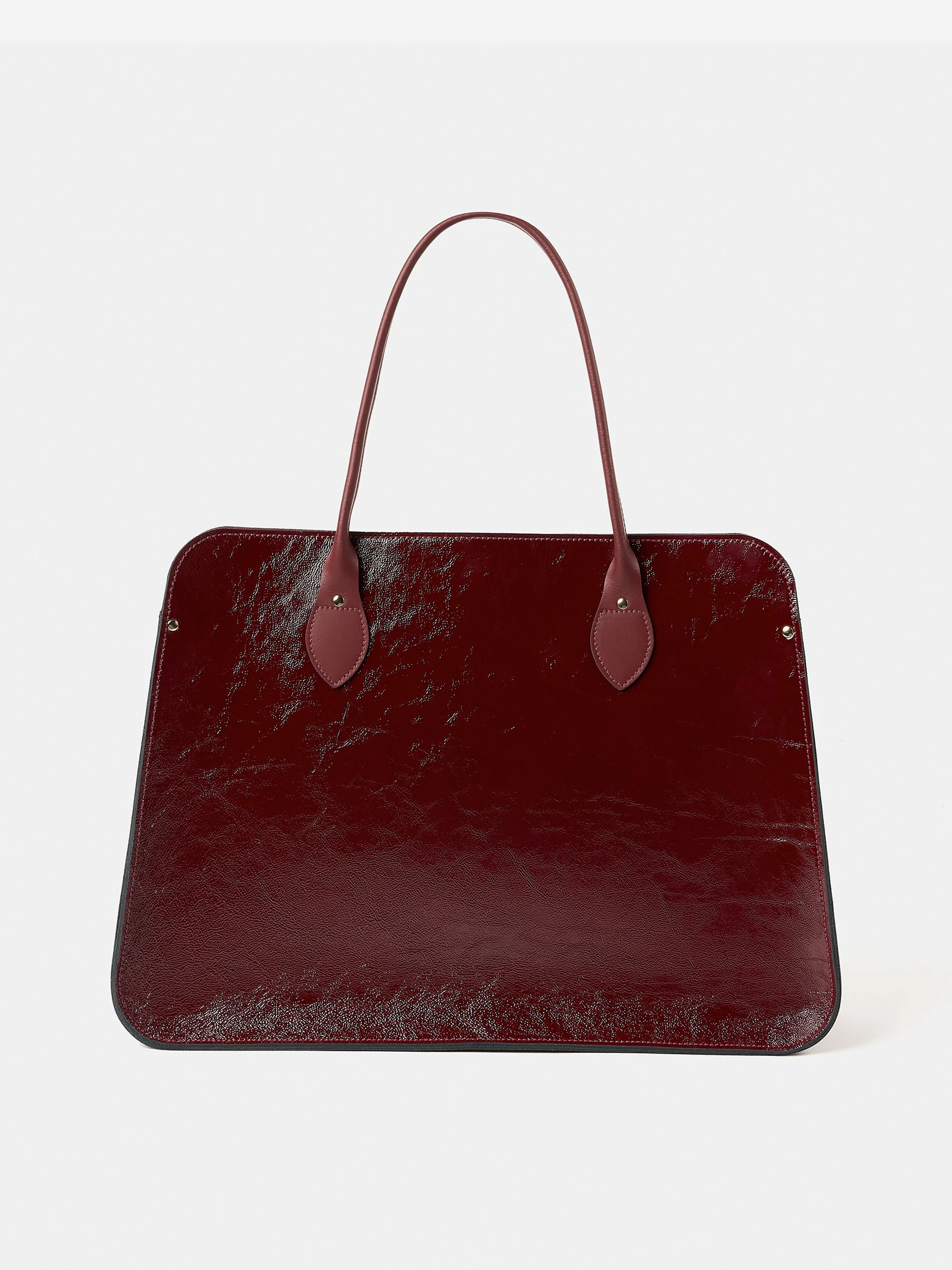 The Work Bag - Oxblood Patent | The Cambridge Satchel Company