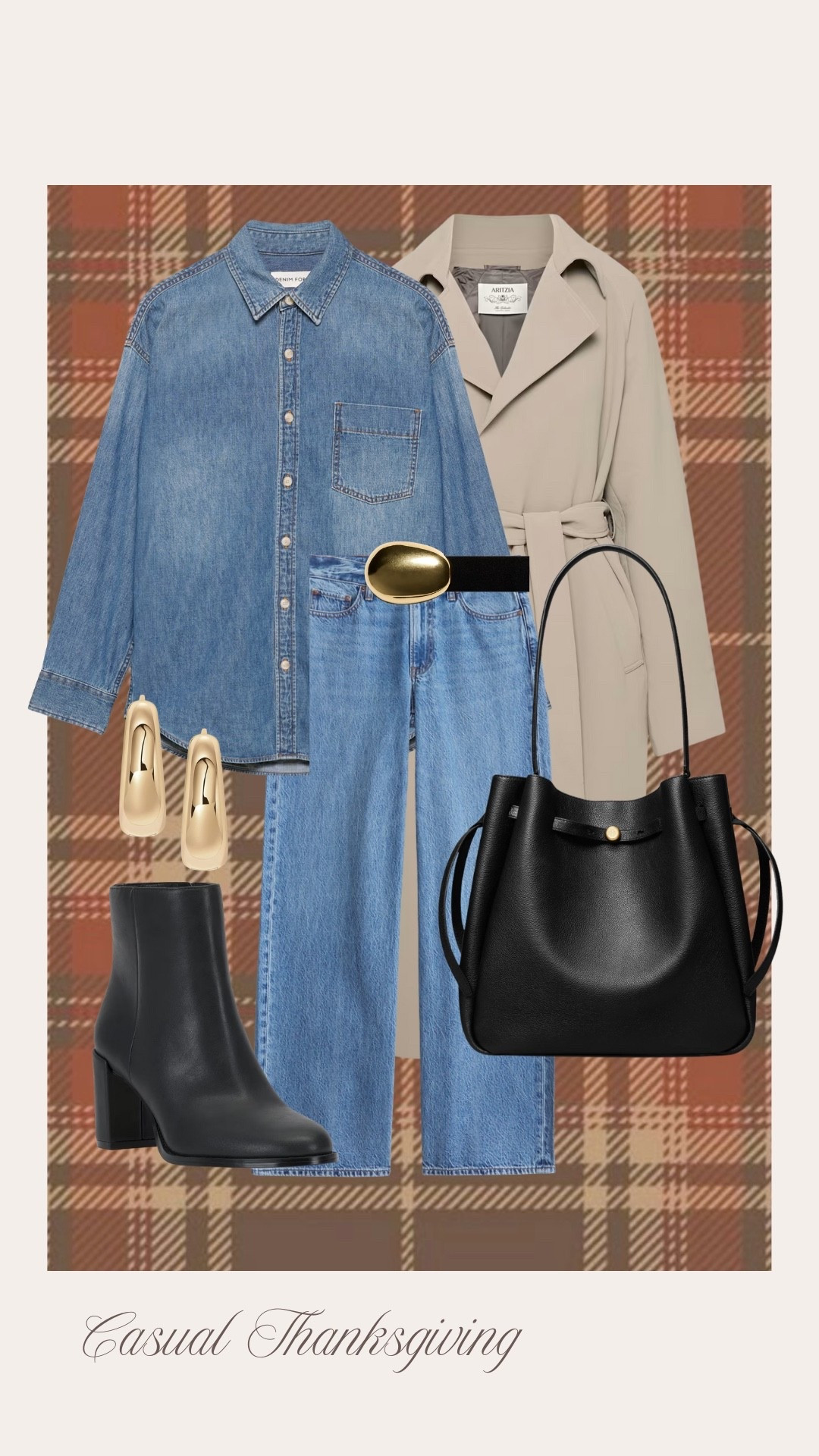 Denim on denim for thanksgiving! 