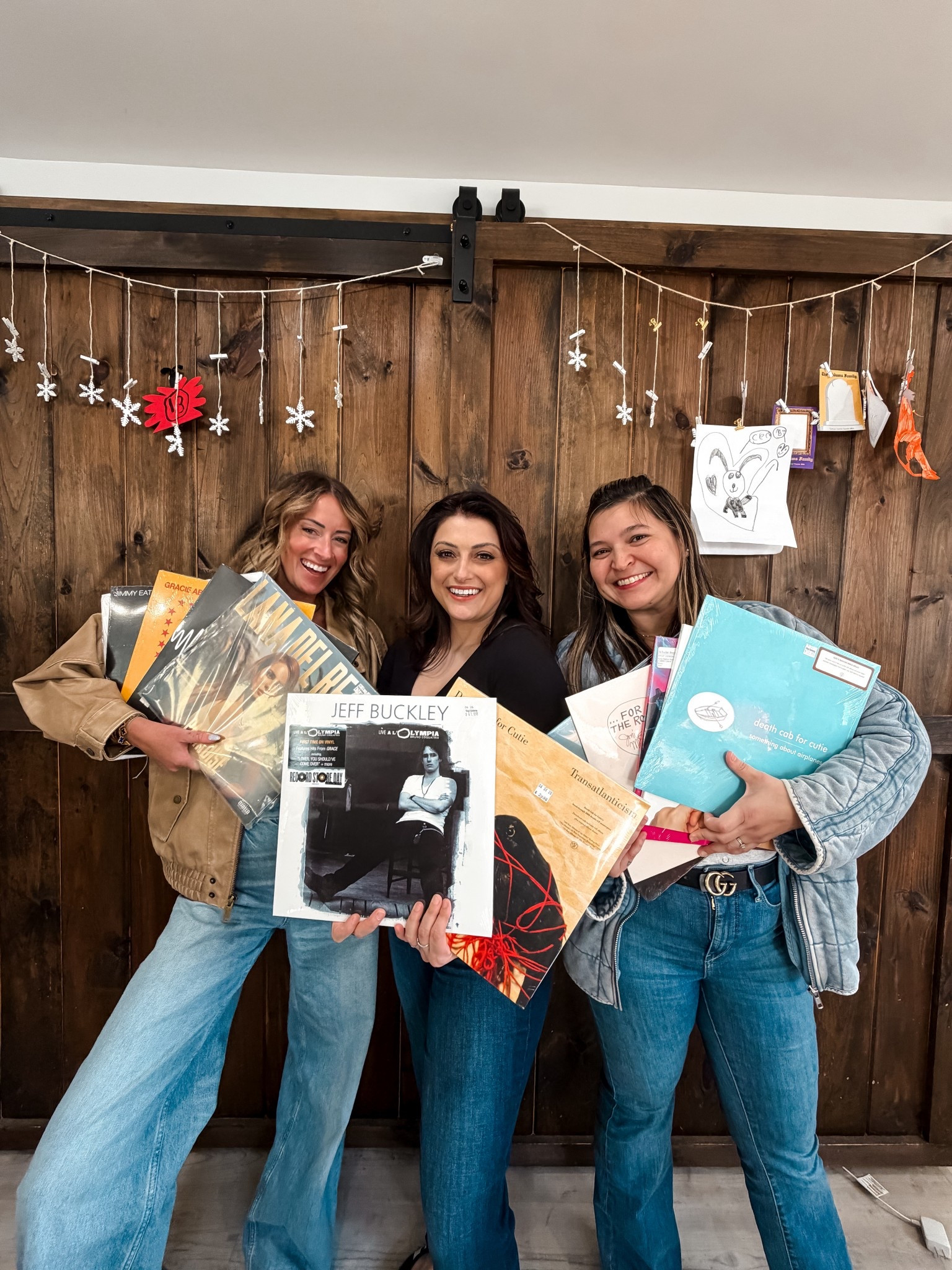Vinyl records 
Music collection on record store day 
Girls day out with music lovers 