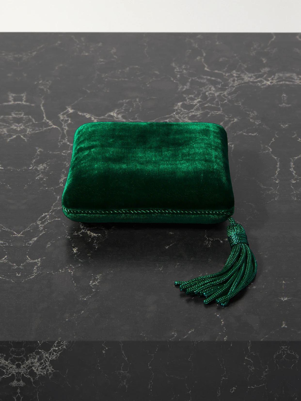 Sophie Bille Brahe - Velvet Jewelry Box - Green | NET-A-PORTER (US)