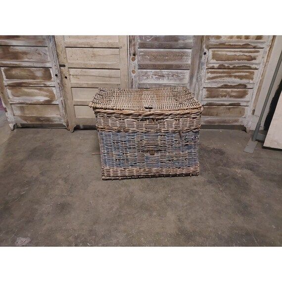 1900'S FRENCH WICKER BASKET # 186709 | Etsy (US)