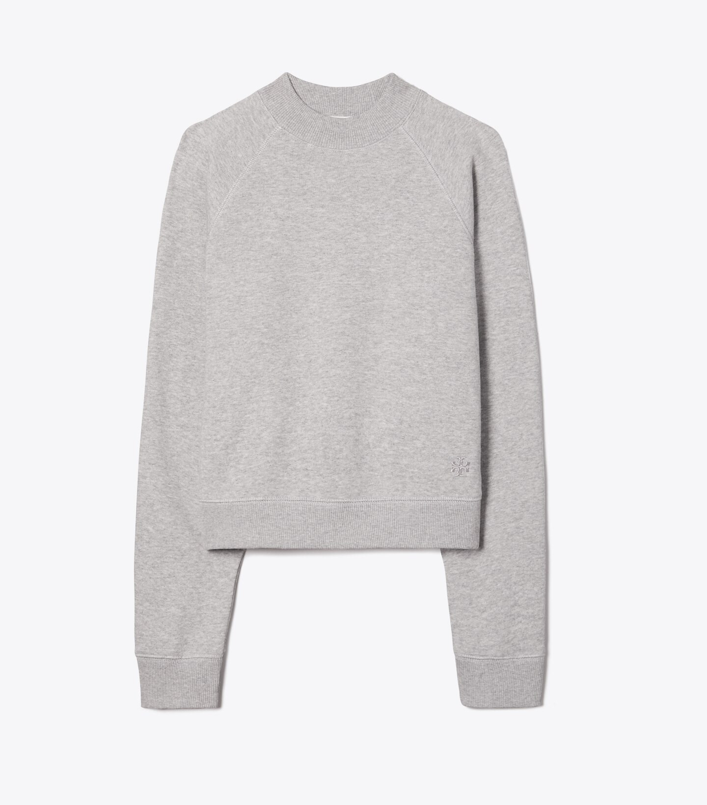 FRENCH TERRY SHRUNKEN MOCKNECK CREW | Tory Burch (US)