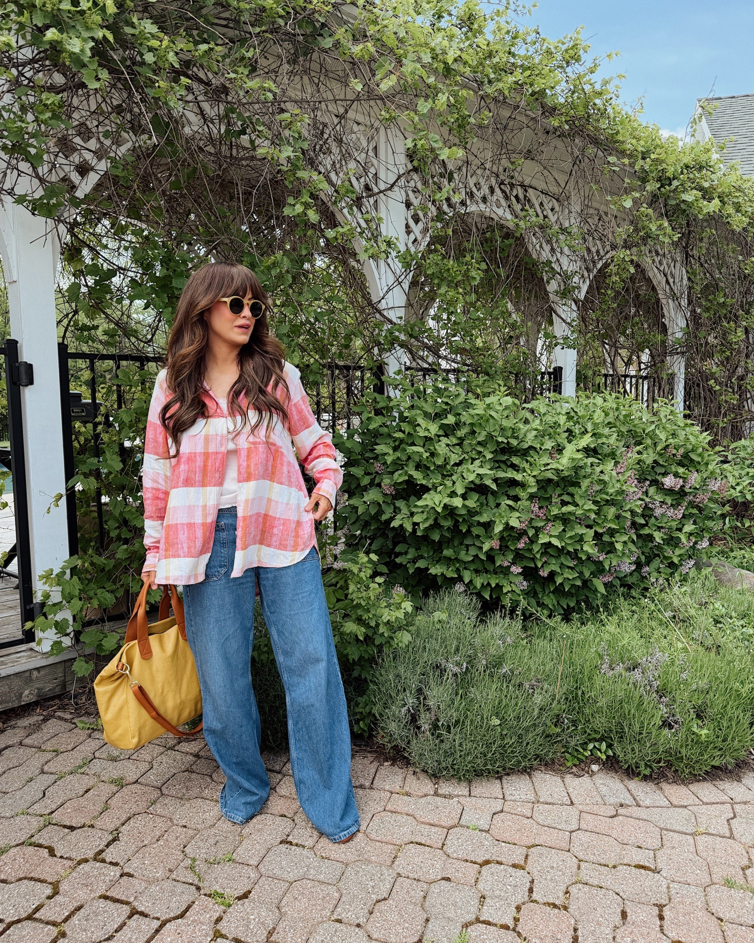 Cozy summer dinner fit for momma. 

Purse- thrifted 
Jeans- free people old
Looking for similar items and linking them below.

#LTKootd #LTKmomlife #LTKSeasonal