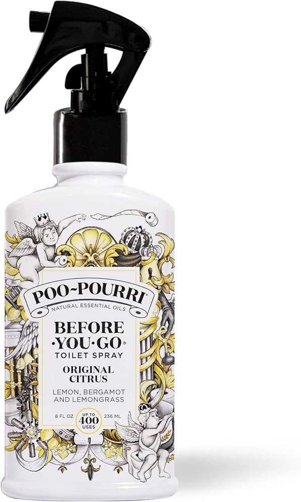 Poo-Pourri Before-You-Go Toilet Spray, Original Citrus, 8 Fl Oz - Lemon, Bergamot and Lemongrass | Amazon (US)