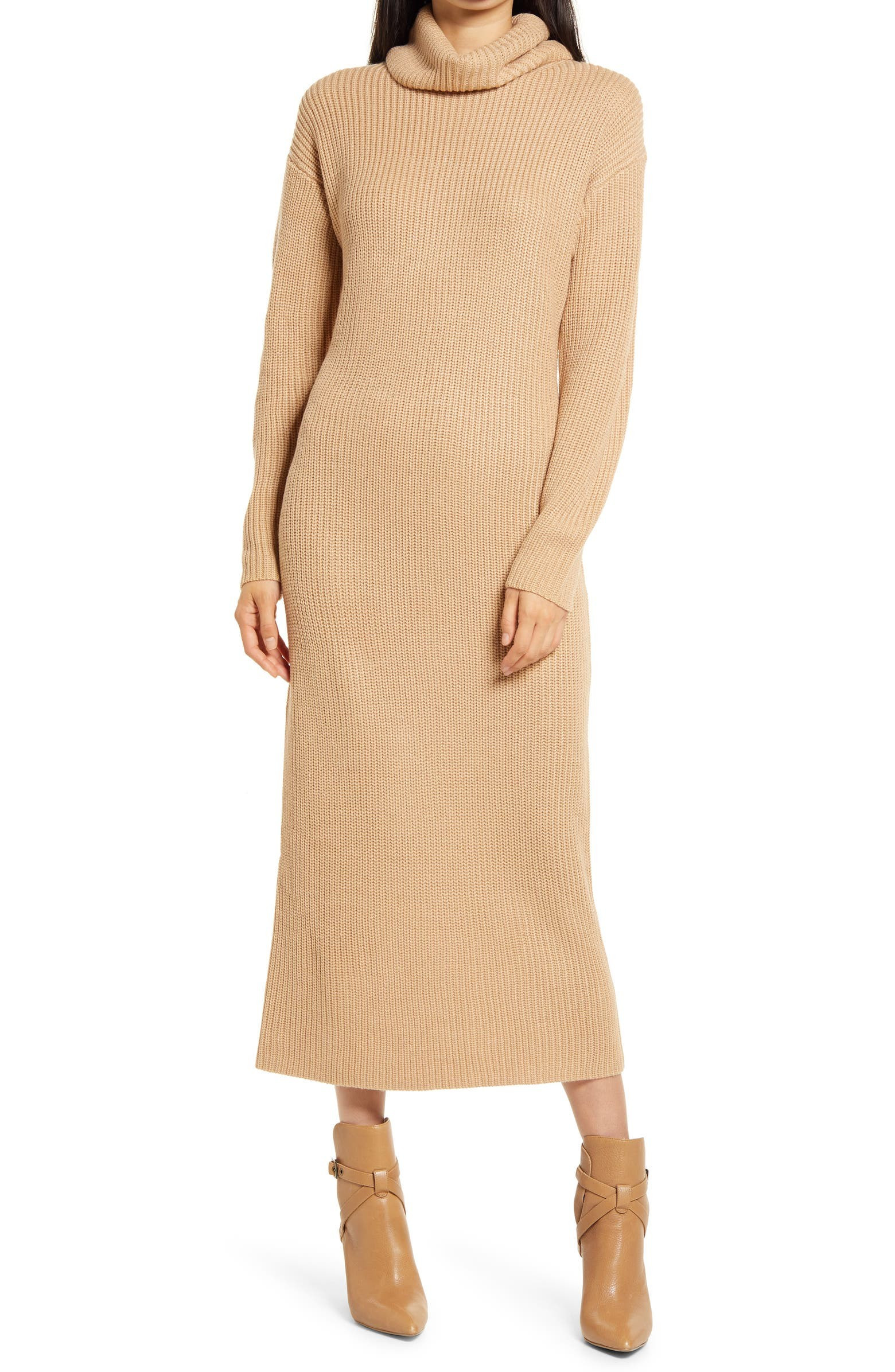 Long Sleeve Turtleneck Sweater Dress | Nordstrom