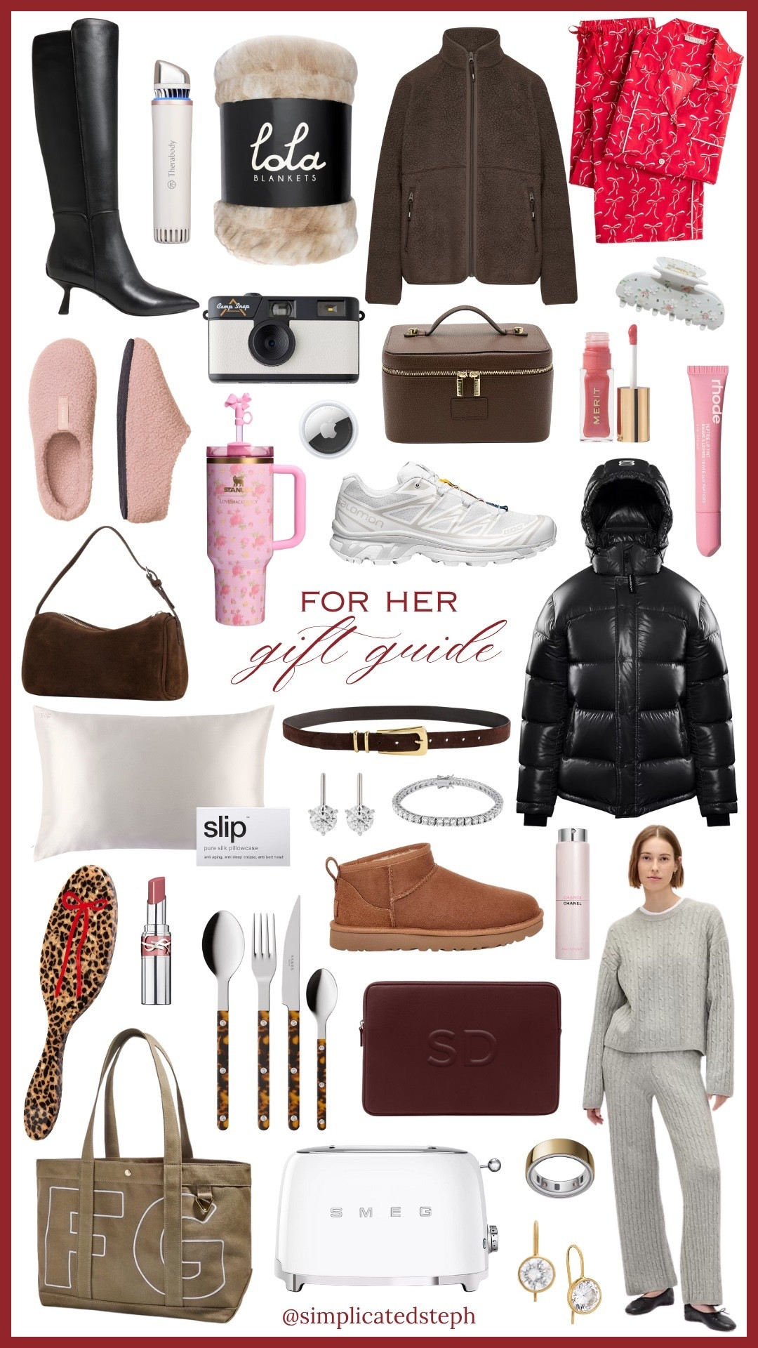 Gifts for her 
Gifts under $100
Holiday gifts 

#LTKGiftGuide #LTKHoliday #LTKdayinmylife