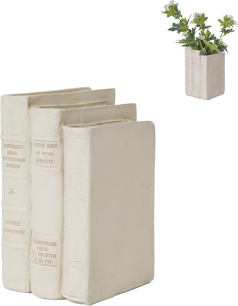 Guichifun Book Shaped Vase Living Room Decor | Amazon (US)