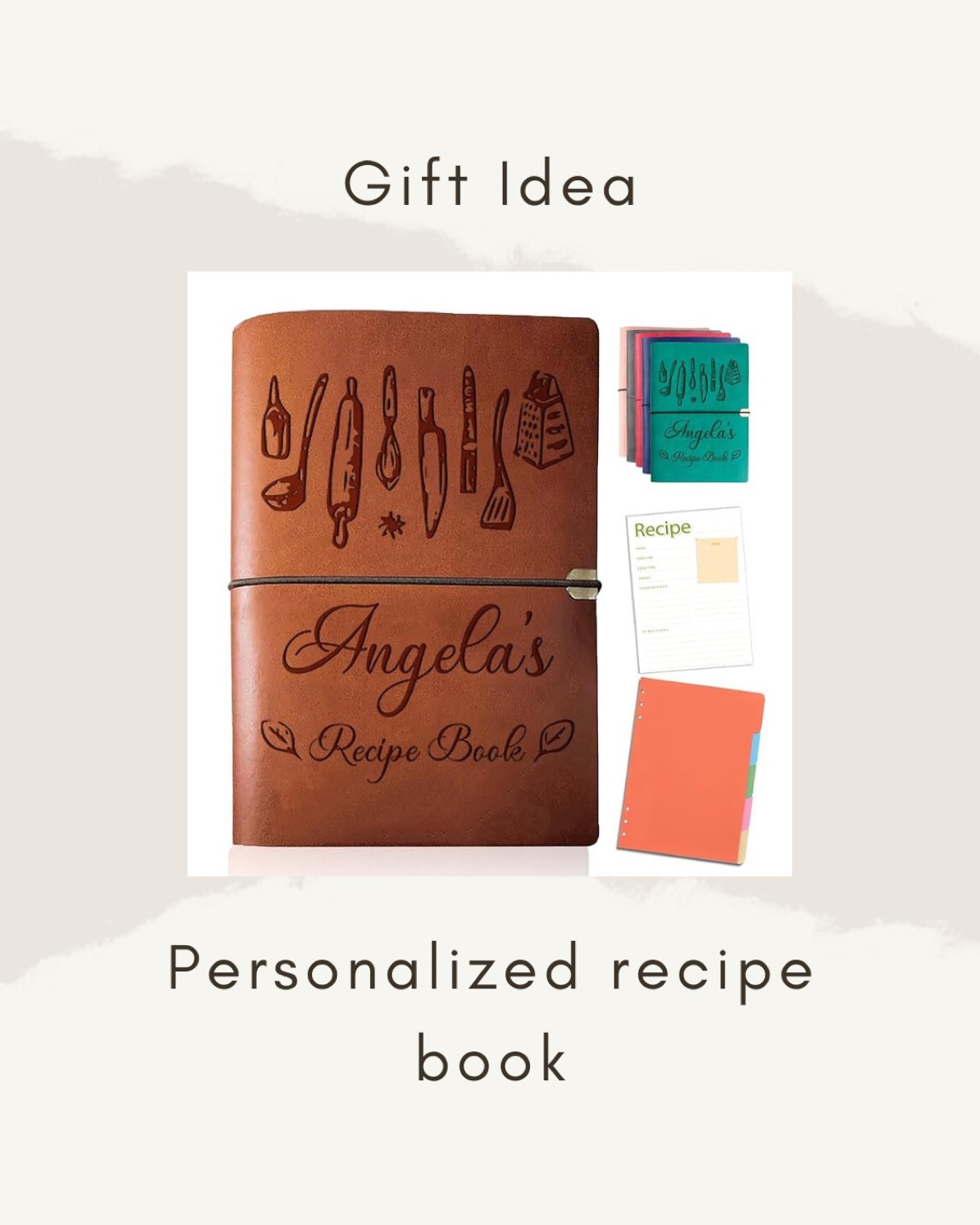 Gift idea: personalized recipe book

#LTKhome #LTKfindsunder50 #LTKGiftGuide