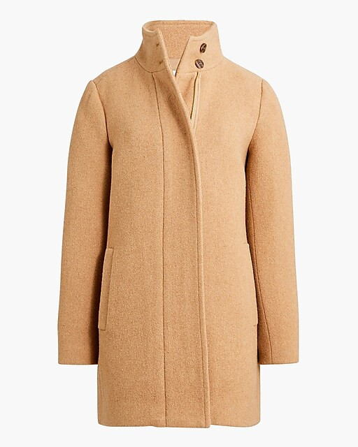 Button-neck city coat | J.Crew Factory