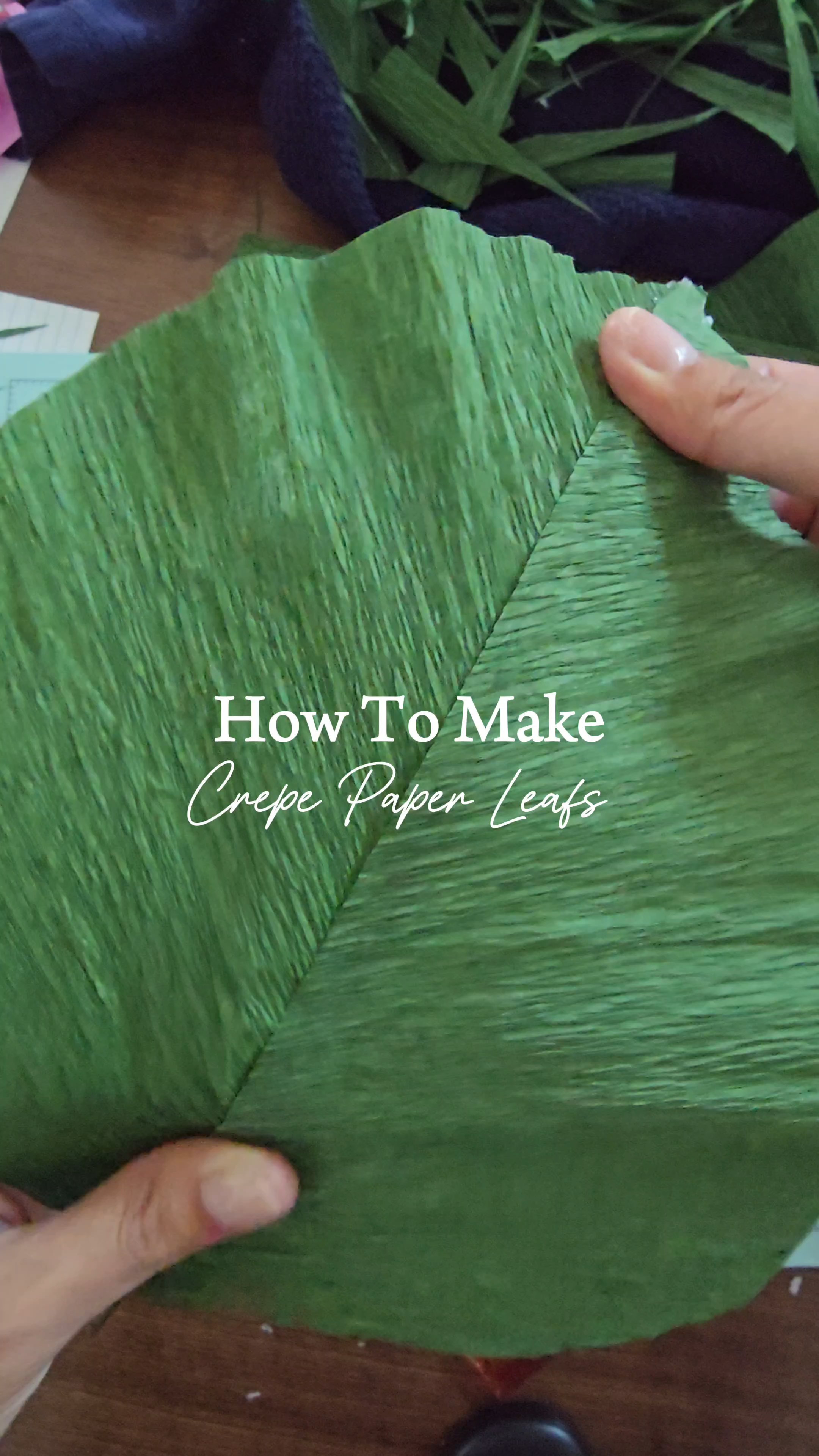 DIY Tutorial: How to make crepe paper leafs for giant flowers 

#LTKmomlife #LTKvlog