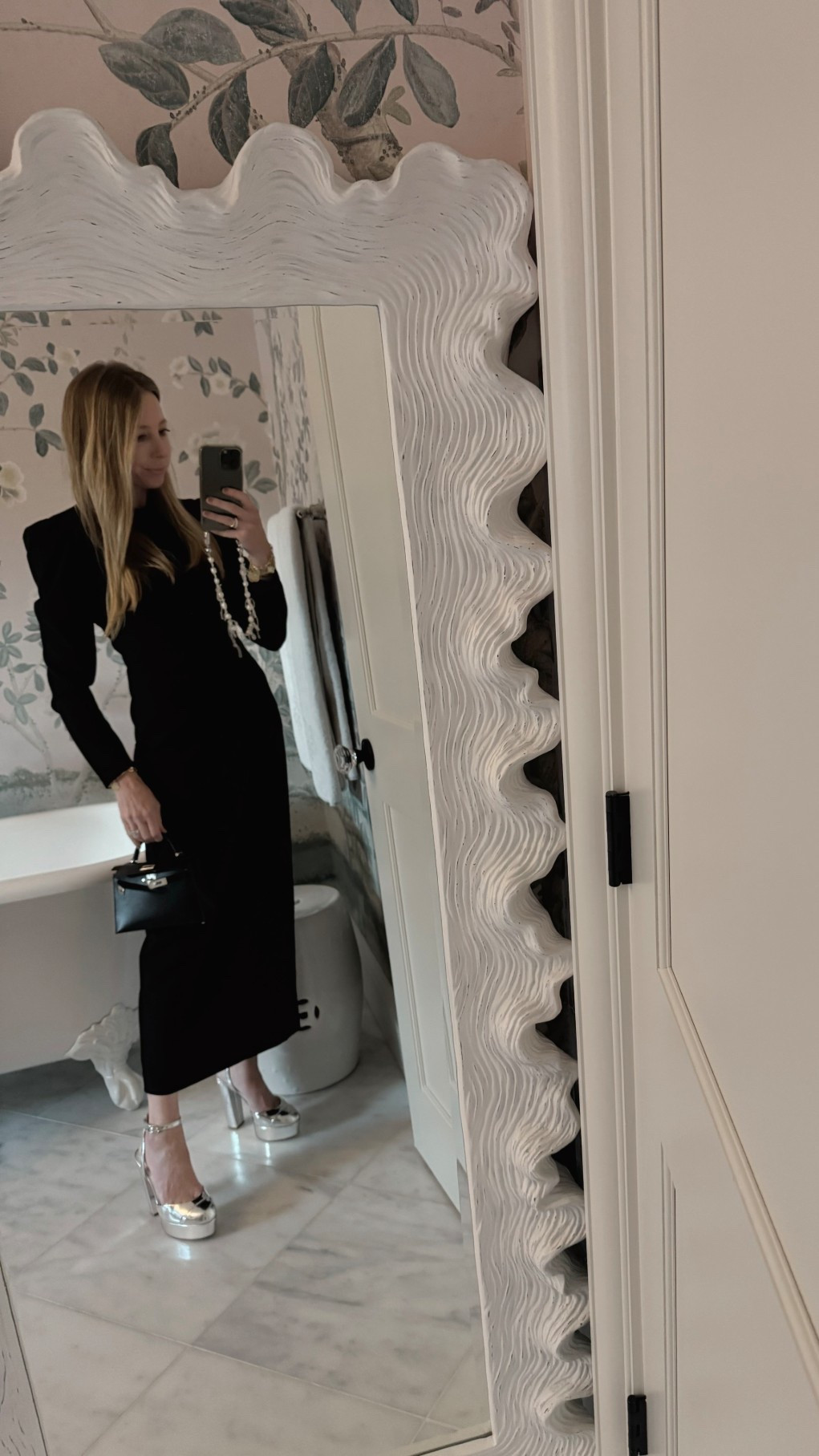 Phone chain is back in stock and this midi dress is one I will be wearing a ton for fall into holuday! 

#LTKStyleTip #LTKHalloween #LTKSeasonal
