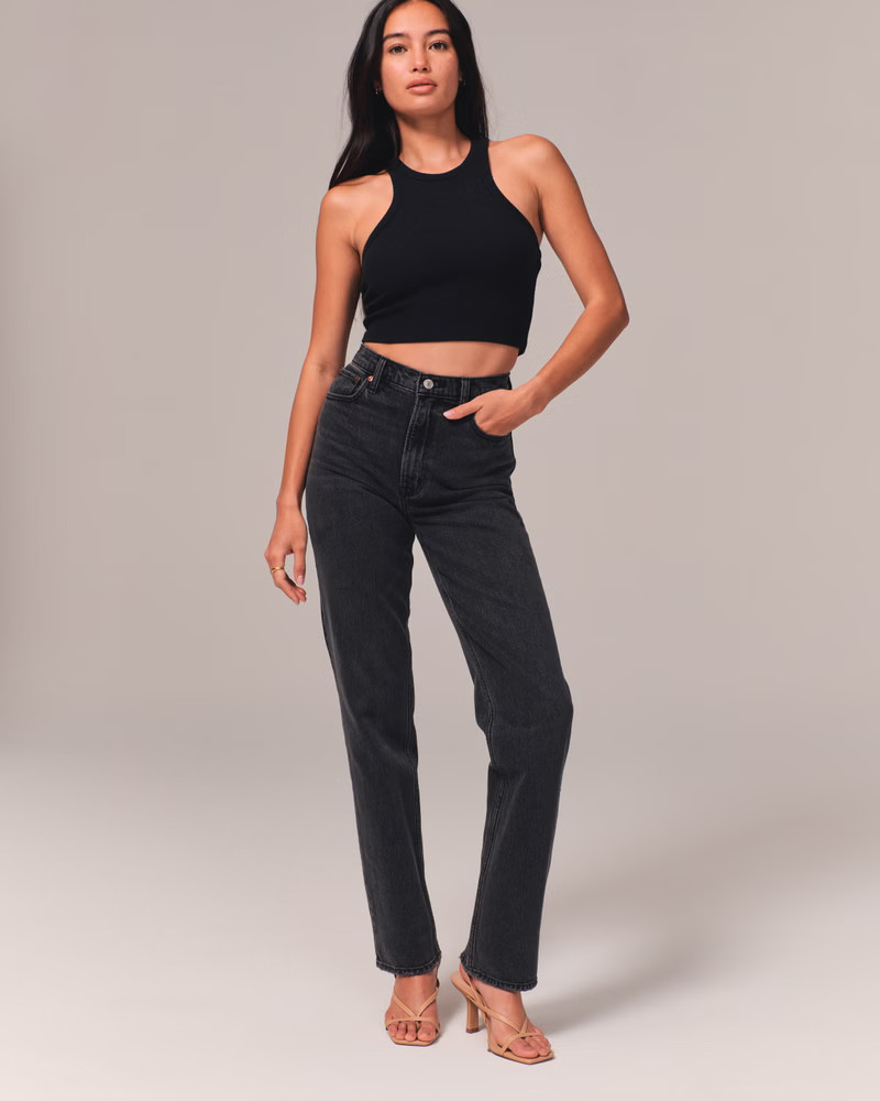 Ultra High Rise 90s Straight Jean | Abercrombie & Fitch (US)