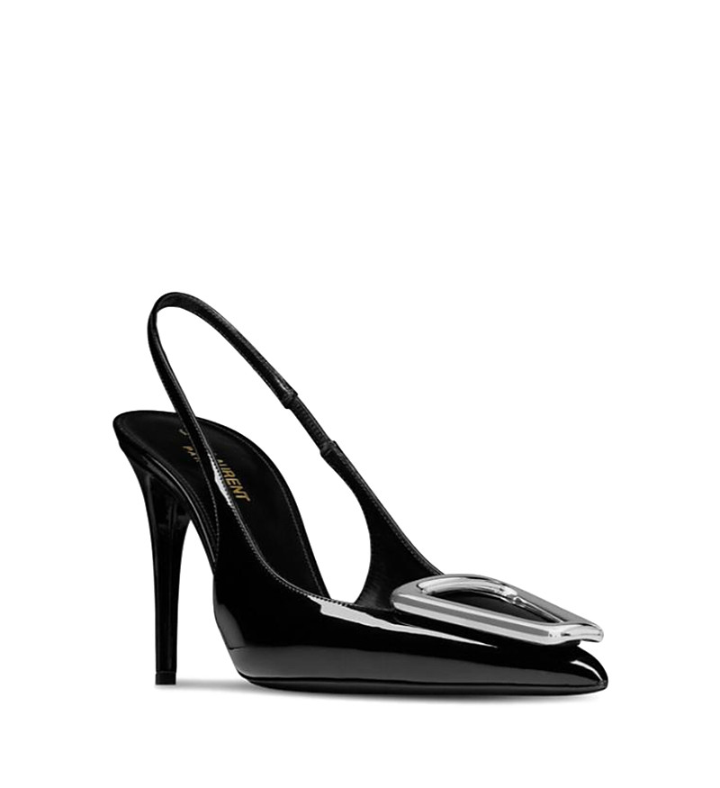 Saint Laurent Avenue Slingback Pumps in Patent Leather | Bloomingdale's (US)