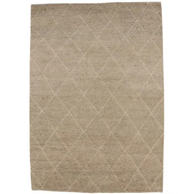 Khaki/Beige Tribal 6X9 Moroccan Oriental Area Rug | Wayfair North America