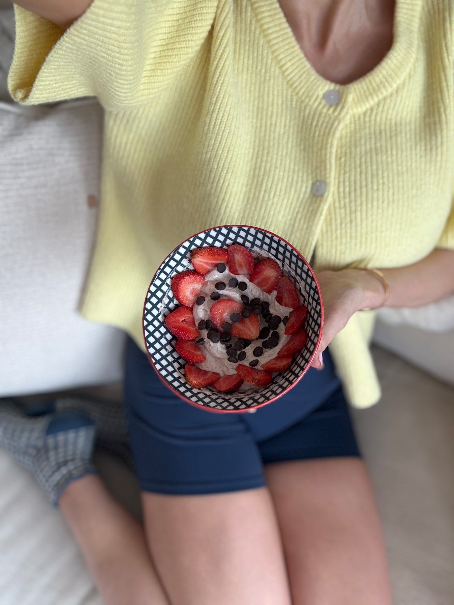 Yogurt bowl for spring, protein packed, light, and refreshing. Love this pretty cardigan, shorts, ruffle socks💛

#LTKmomlife #LTKfoodie #LTKootd