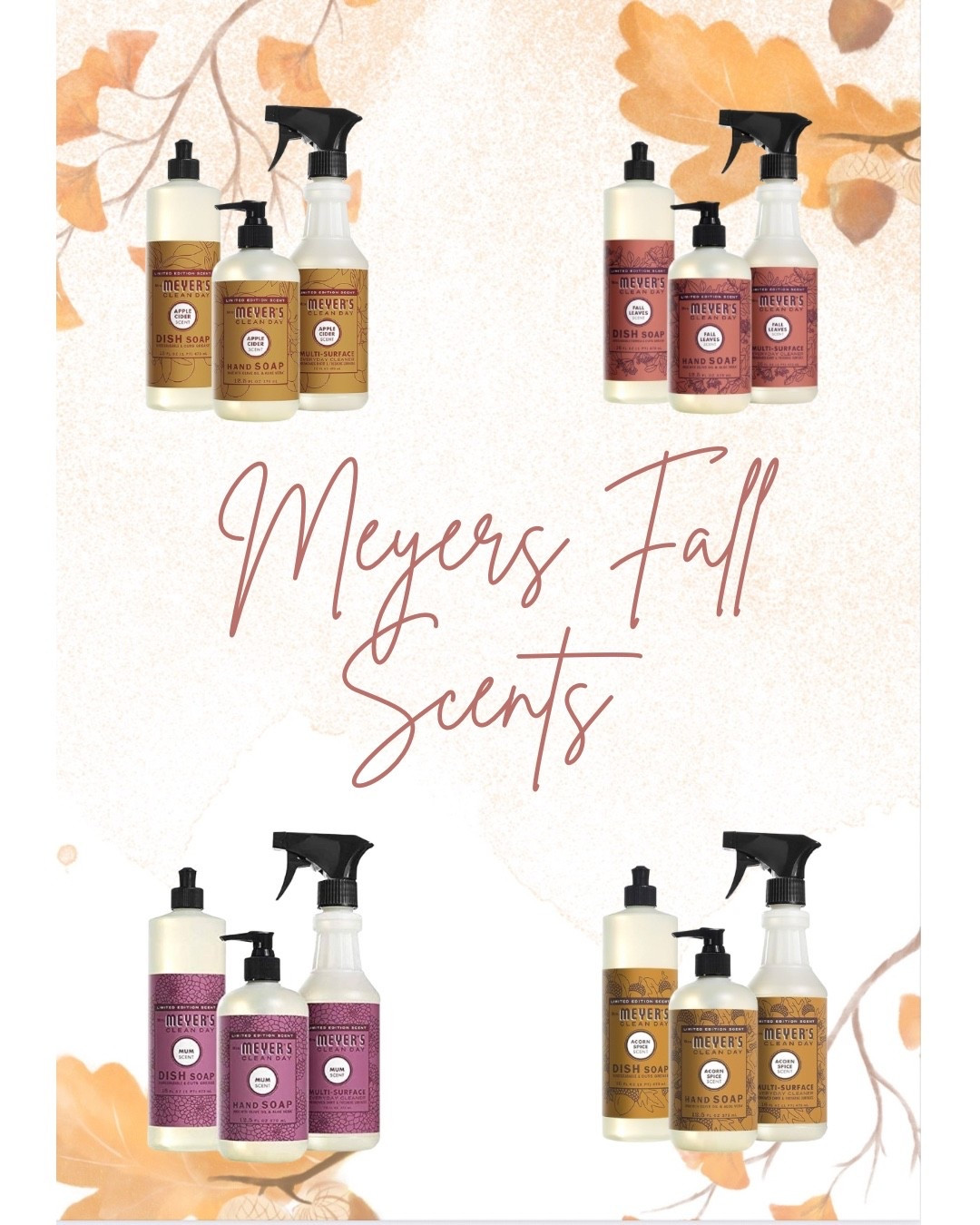 Meyers Fall Scents are back 

#LTKHome #LTKSeasonal #LTKautumn