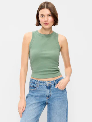 Snug Crop Tank Top | Old Navy (US)