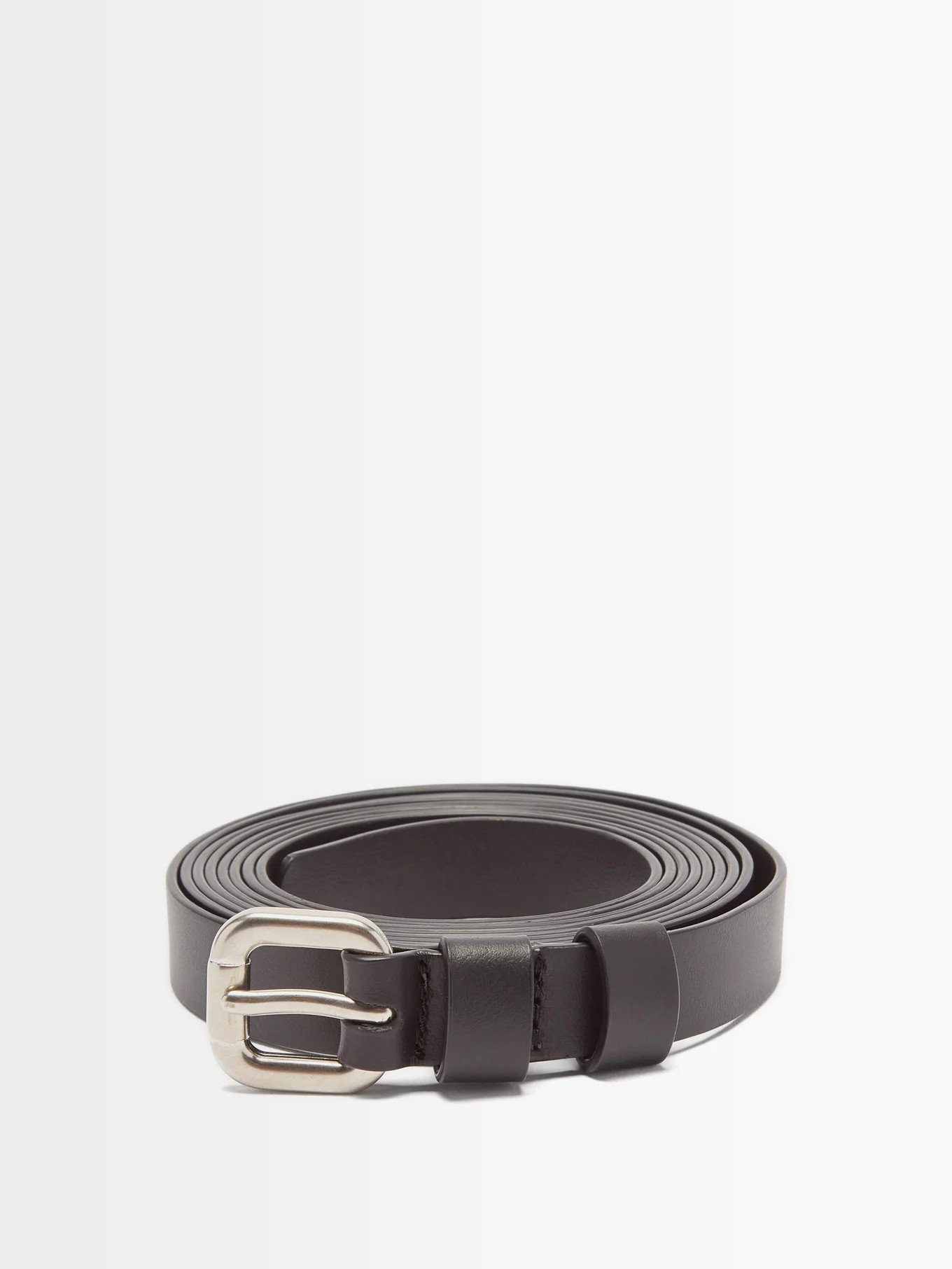 Thin wrap nappa-leather belt | Matches (US)