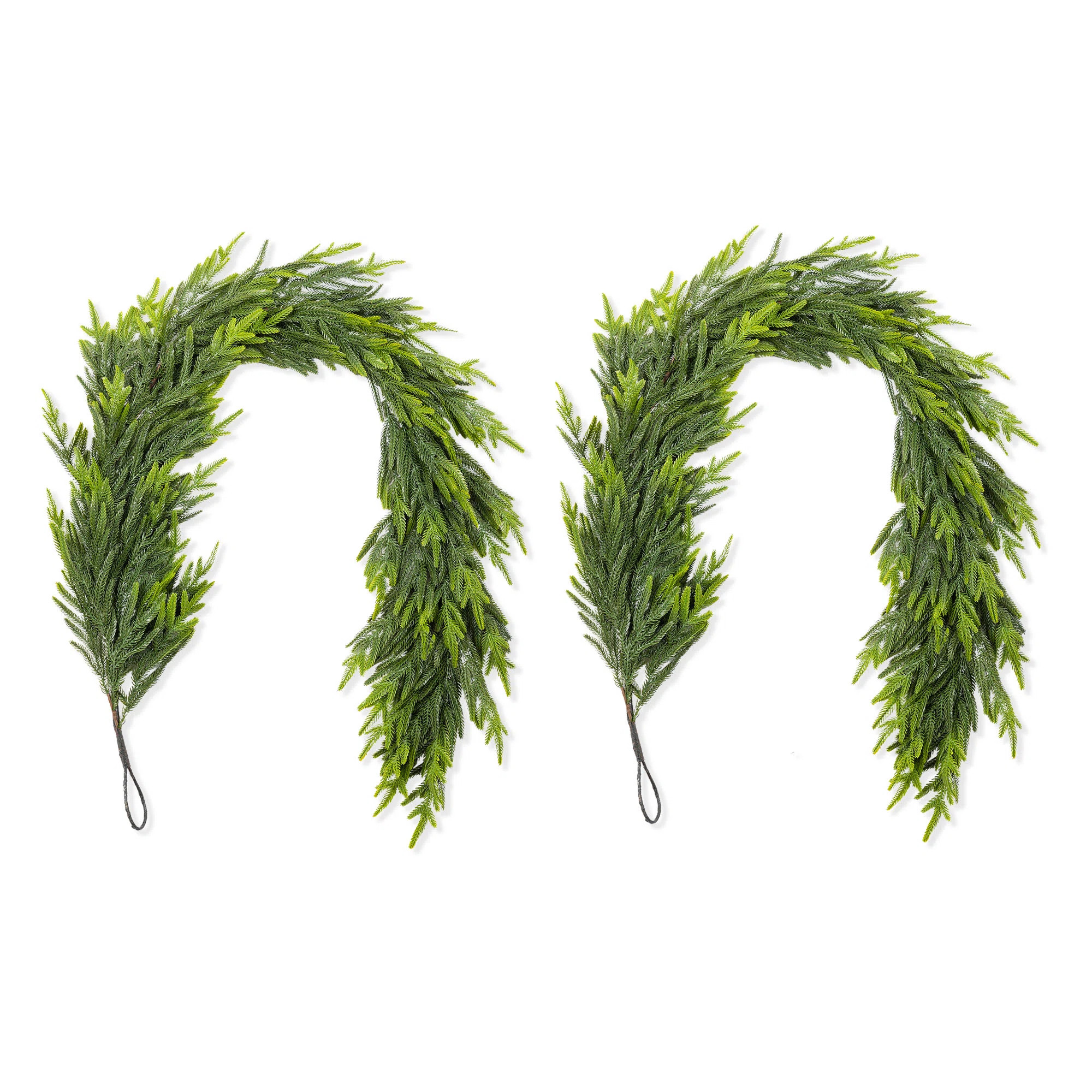 6' Christmas Greenery PE Dripping Garland (Set of 2) | Wayfair North America