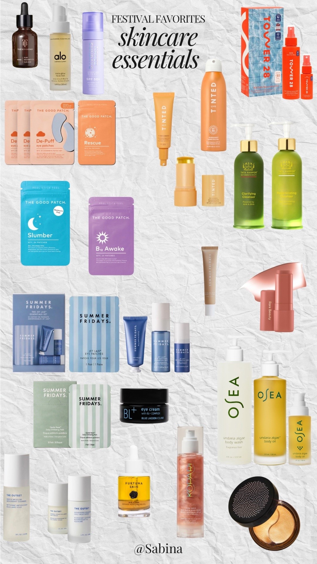 Festival season is here baby and I’m ready to rip! Recovery and skincare has become such an important part of my festival routine (& everyday) I put together some of my ride or die faves that I will be bringing along with me to keep me feeling good all weekend long 🙌🏼

#LTKFestival #LTKselfcare #LTKBeauty