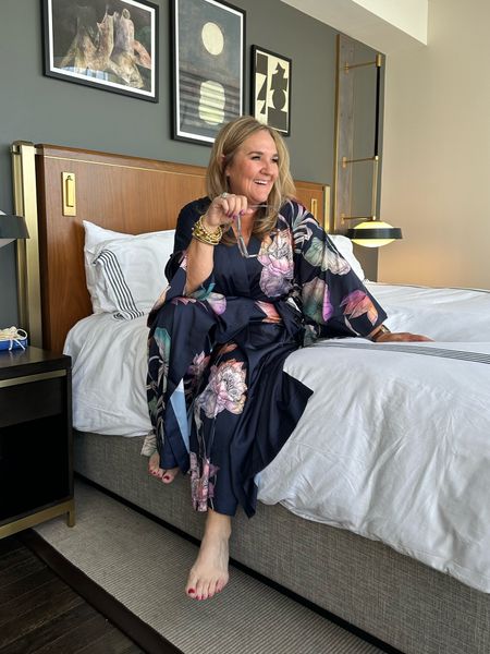 I picked up this satin robe and pajama pants before coming on my trip. It’s beautiful and feel luxurious without the price tag. It was a treat to myself and I just felt soecial wearing it. I went with an XL. 


#LTKfindsunder100 #LTKmidsize #LTKover40