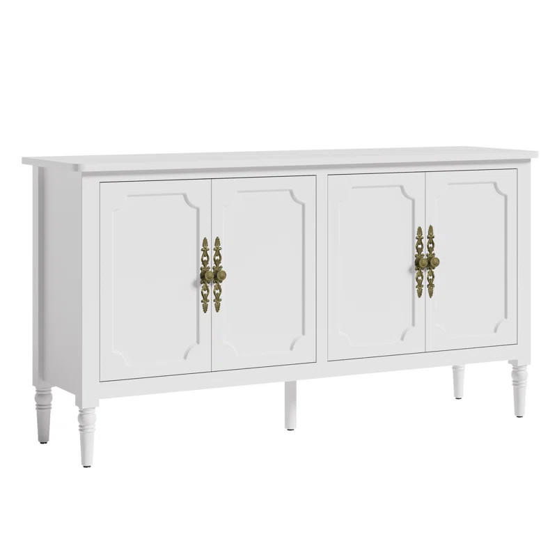 Collynns 58" W Sideboard Cabinet with Adjustable Shelves and 4 DoorsSee More byAlcott Hill®4.1Ra... | Wayfair North America