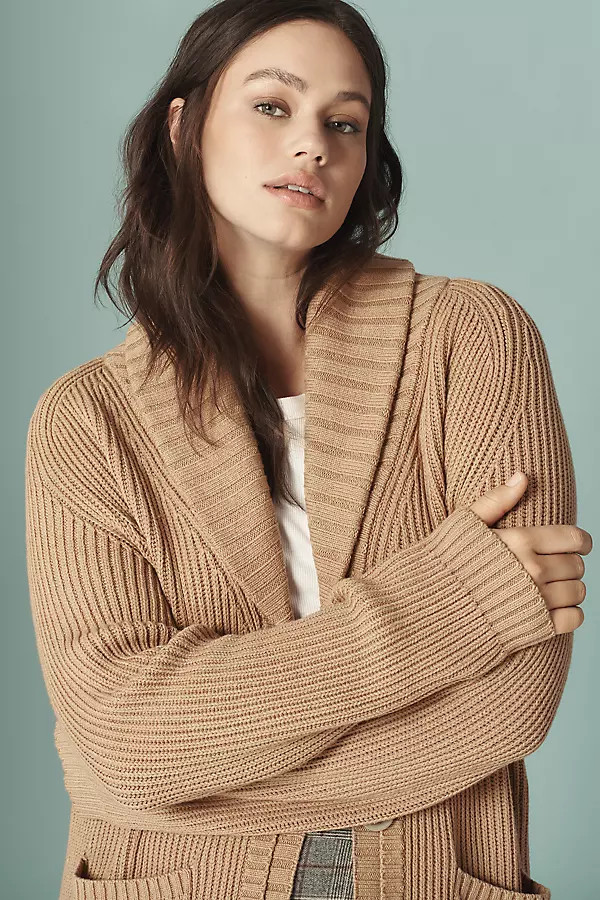 Longline Coatigan Sweater | Anthropologie (US)