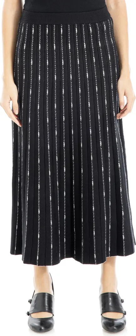 MAX STUDIO Pleated Midi Sweater Skirt | Nordstromrack | Nordstrom Rack