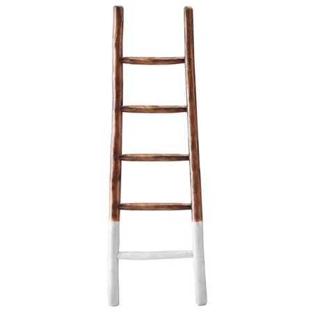 Progressive Furniture A212-10CA Millie Blanket Ladder in Cinnamon/Alabaster White | Walmart (US)