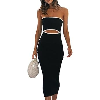 Knit tube Maxi Dress | Amazon (US)