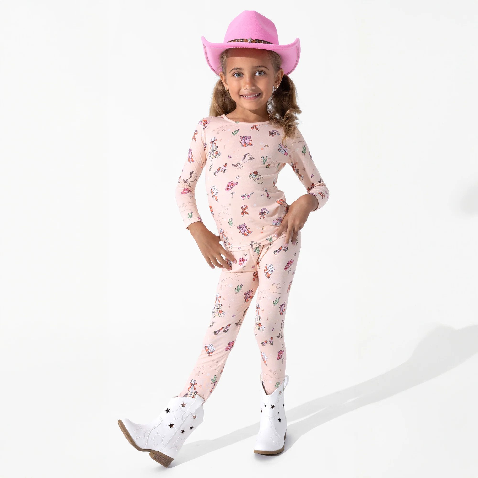 Cowgirl Bamboo Convertible Footie | Bellabu Bear
