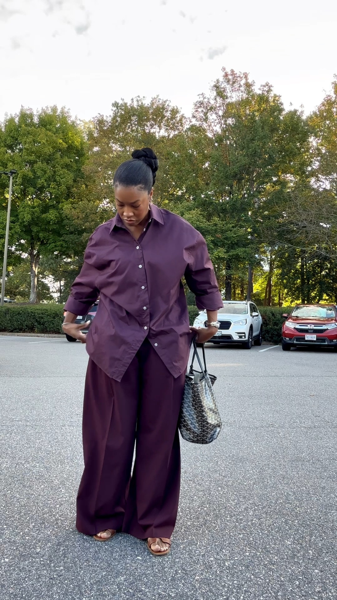 Pulled together for a customer event, but kept it easy — tonal burgundy made it feel elevated with zero effort. #LTKstyle #FallOOTD

#LTKOver40 #LTKSeasonal #LTKStyleTip