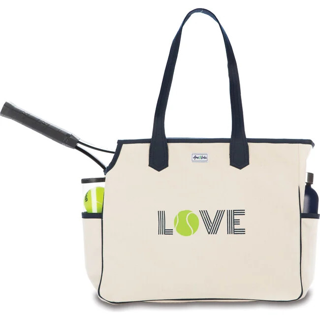 Love All Court Bag, Green Love | Maisonette