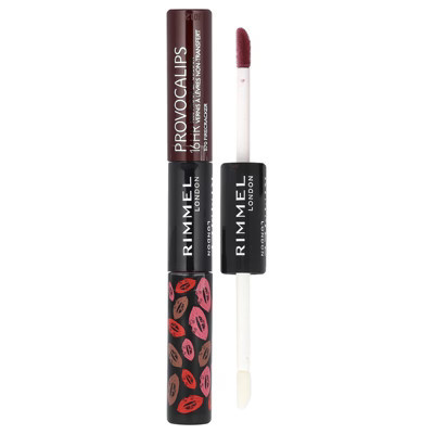 Rimmel London Provocalips, 16HR Kiss Proof Lip Color, 570 Firecracker, 0.14 fl oz (4 ml) / 0.1 fl oz (3 ml) | Target
