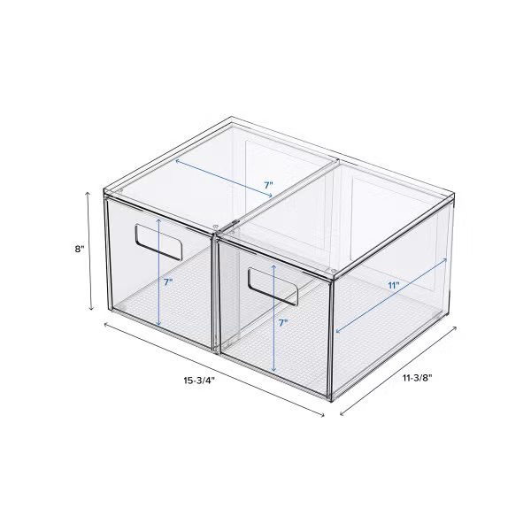 Everything Organizer Double Drawer | The Container Store