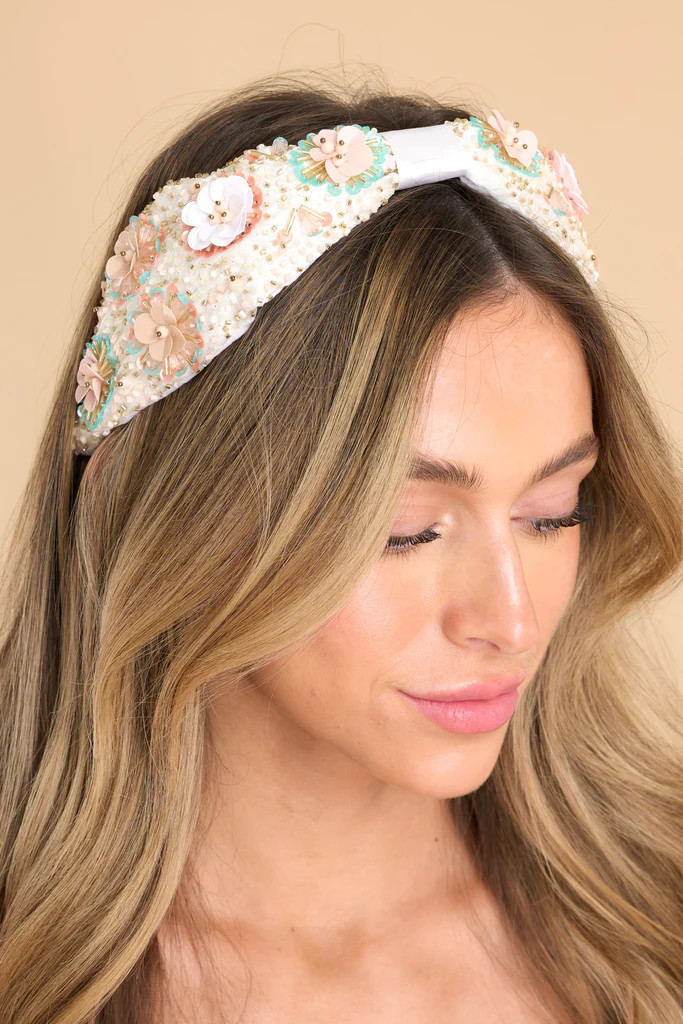 Pastel Bloom Multi Headband | Red Dress 