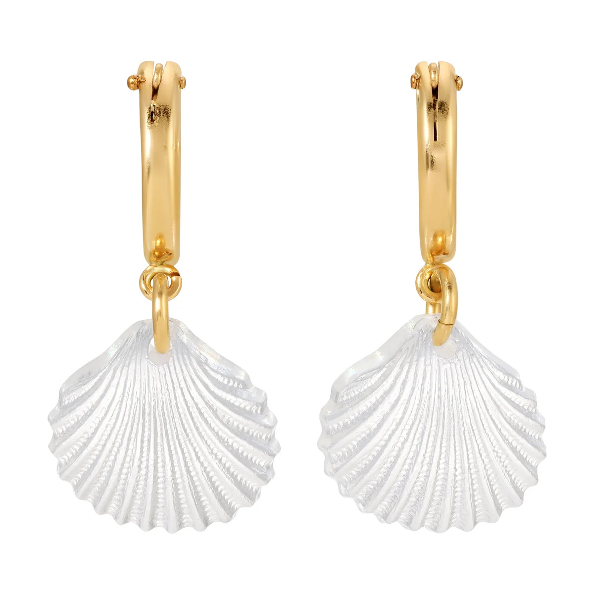 Shell Yeah Huggies | Erin Fader Jewelry Design