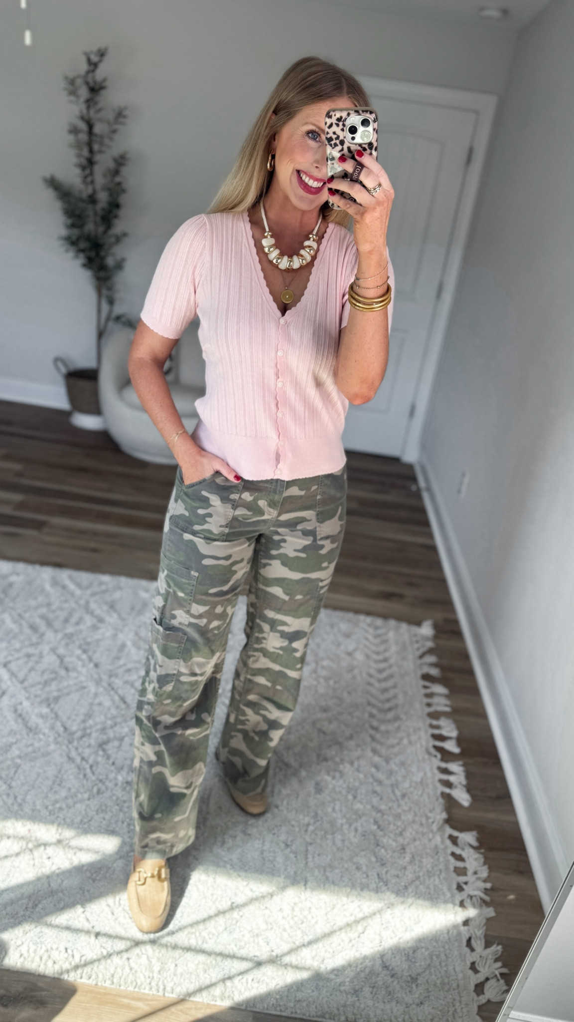 Weekend Walmart Wins try on
Pink cardigan- small
Camo pants- small 

#LTKootd #LTKmomlife