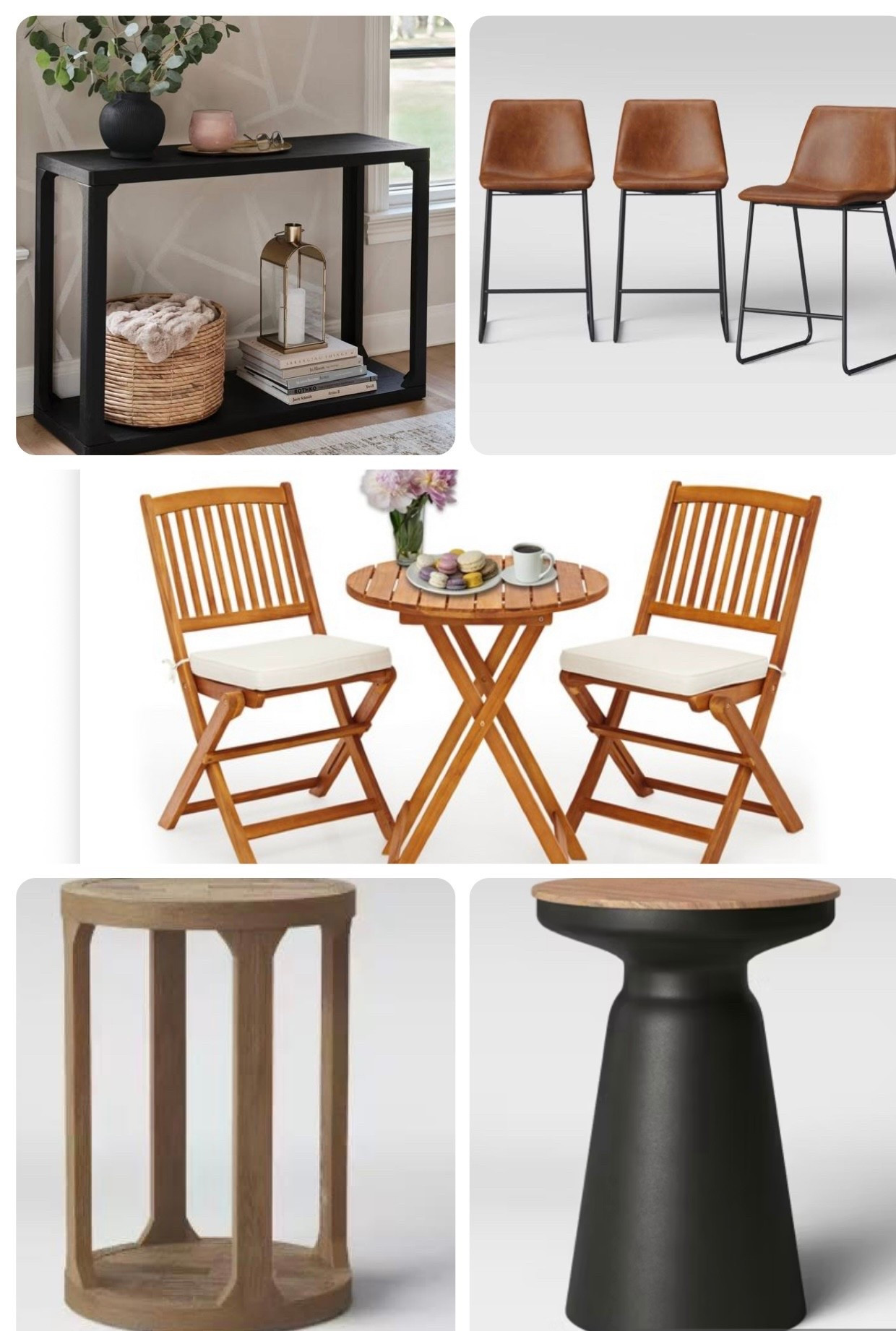 Target has some great furniture pieces on sale this week for their big indoor furniture sale. Stylish end tables, console tables, barstools, and so much more!

#LTKHome #LTKStyleTip